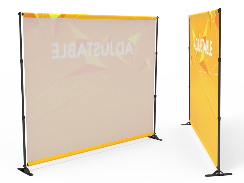 Custom Photo Backdrop Retractable Stand Set – Business Signs & More